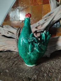 Gallinella in ceramica